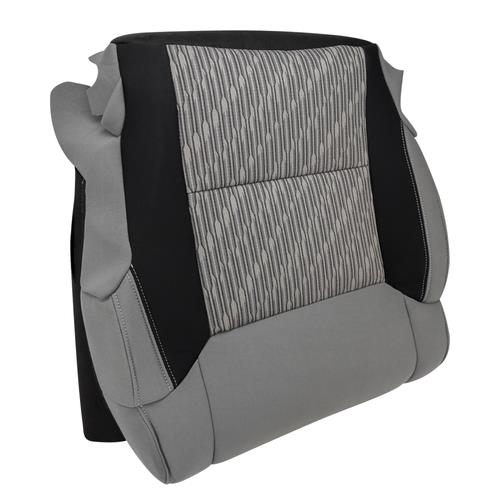 Driver Bottom Cloth Cover 2-Tone Gray for 2014-2018 Toyota Tundra