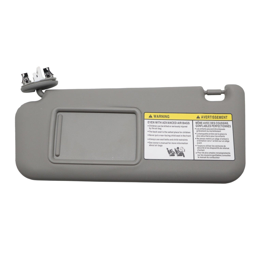 2006-2012 Toyota RAV4 Left Driver Gray Sun Visor 74320-42501-B2