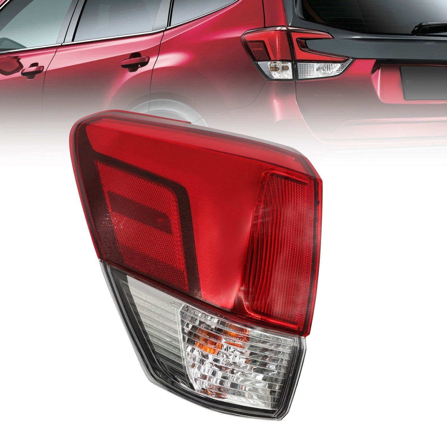 Left Driver Rear Tail Light LED Brake Lamp for 2019-2021 Subaru Forester