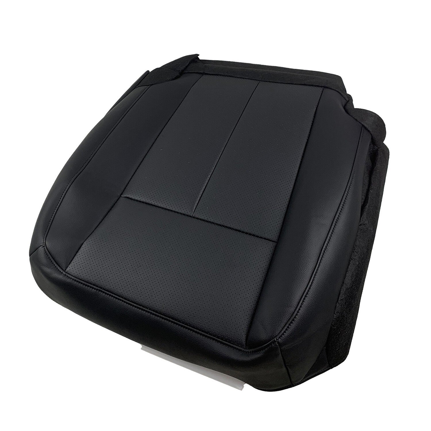 Black Perforated Leather Driver Seat Cover for Ford Expedition 2007-2014