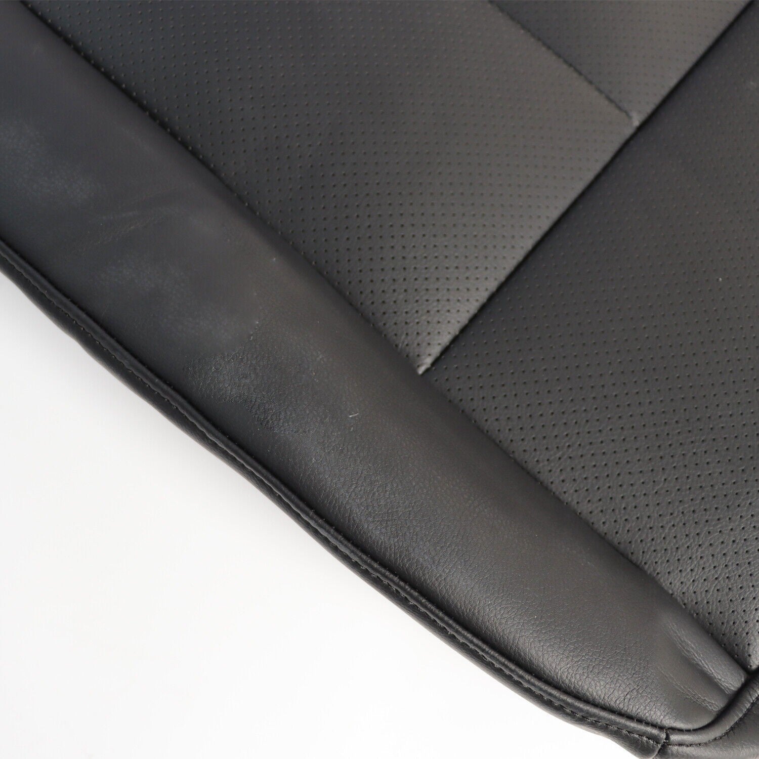 Black Perforated Leather Driver Seat Cover for Ford Expedition 2007-2014