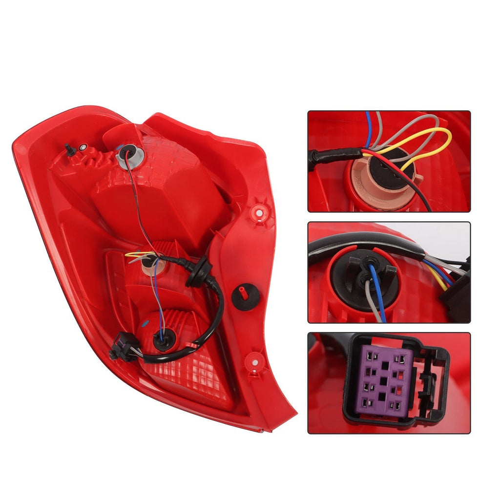 Chevy Spark 2016-2022 Rear Stop Tail Light Lamp Halogen Driver & Passenger Set
