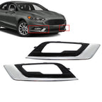 2017-2018 Ford Fusion Chrome Fog Light Bezel Trim Driver & Passenger Set