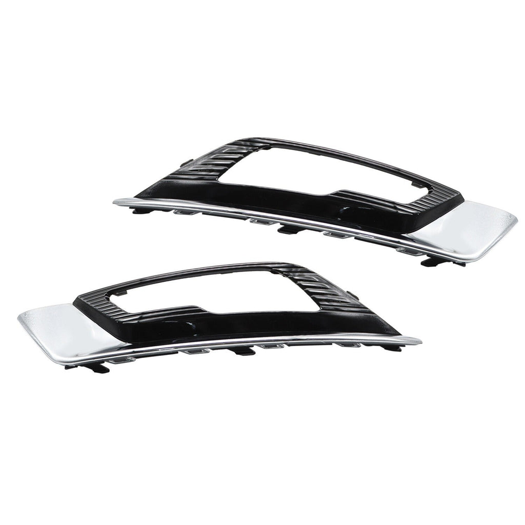 2017-2018 Ford Fusion Chrome Fog Light Bezel Trim Driver & Passenger Set