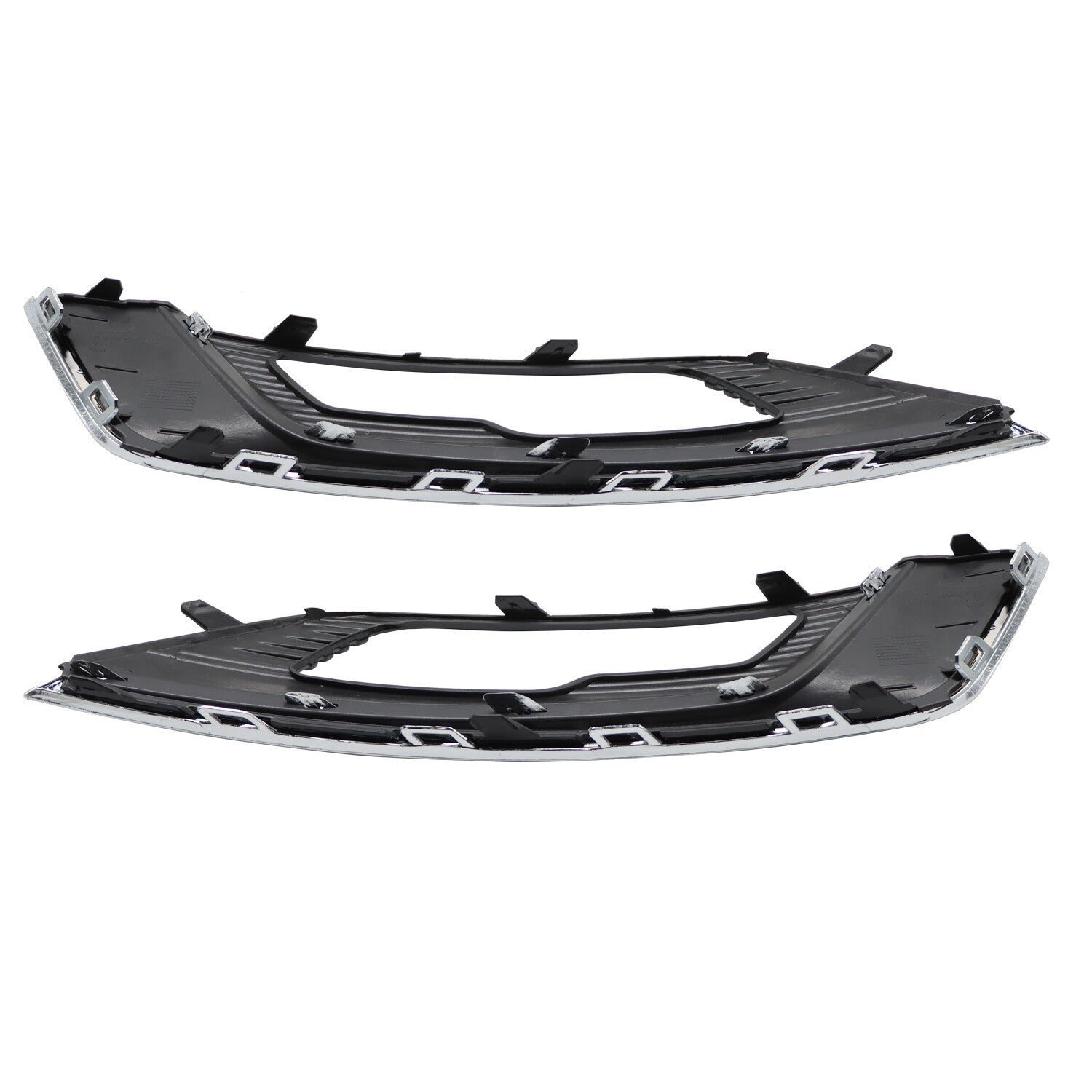 2017-2018 Ford Fusion Chrome Fog Light Bezel Trim Driver & Passenger Set