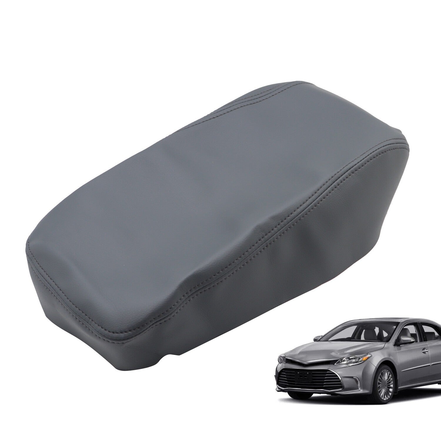 Dark Gray Armrest Cover Trim for 2013-2018 Toyota Avalon Console Lid