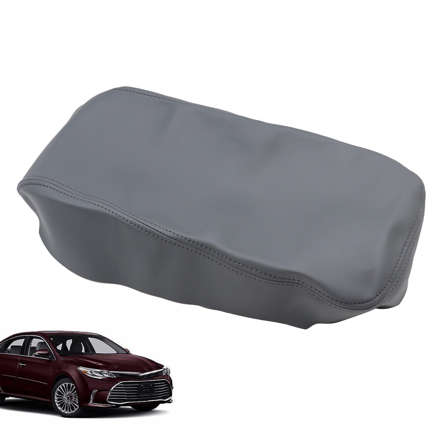 Dark Gray Armrest Cover Trim for 2013-2018 Toyota Avalon Console Lid