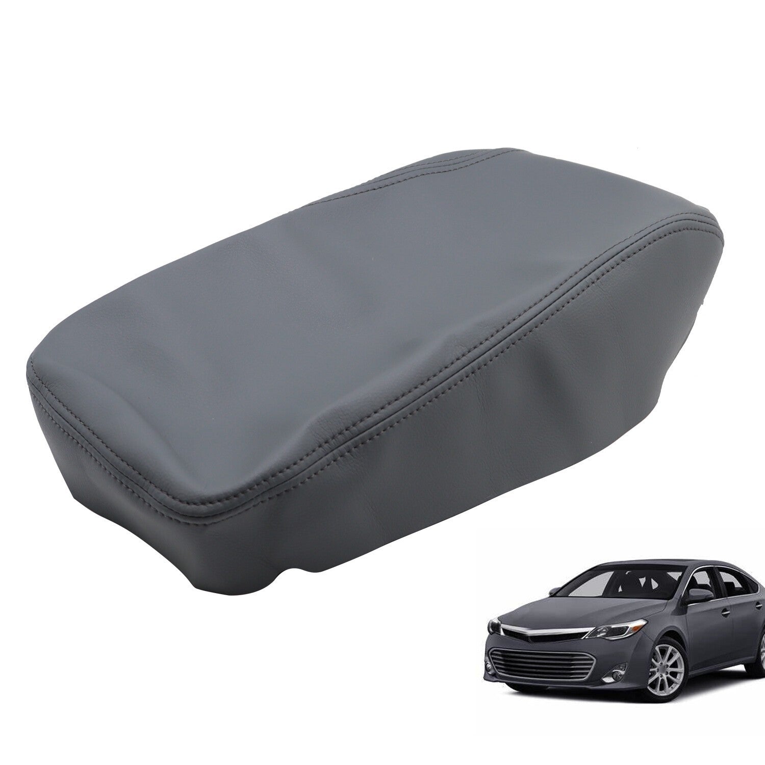 Dark Gray Armrest Cover Trim for 2013-2018 Toyota Avalon Console Lid