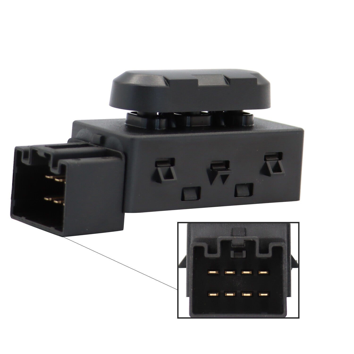 Left Power Seat Switch 6-Way Driver Side for 2006-15 Ford F150 F250 Mustang Expl
