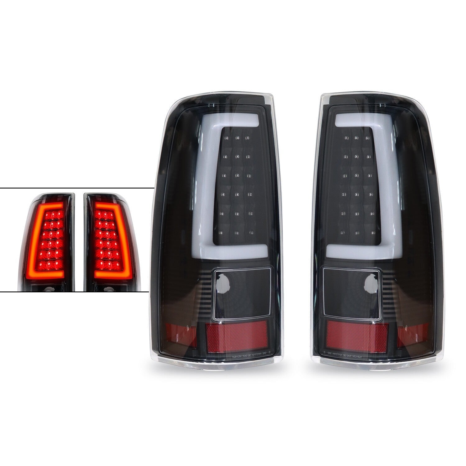 LED Red Tail Lights for 2003-06 Chevy Silverado 1500 2500 3500 Pickup