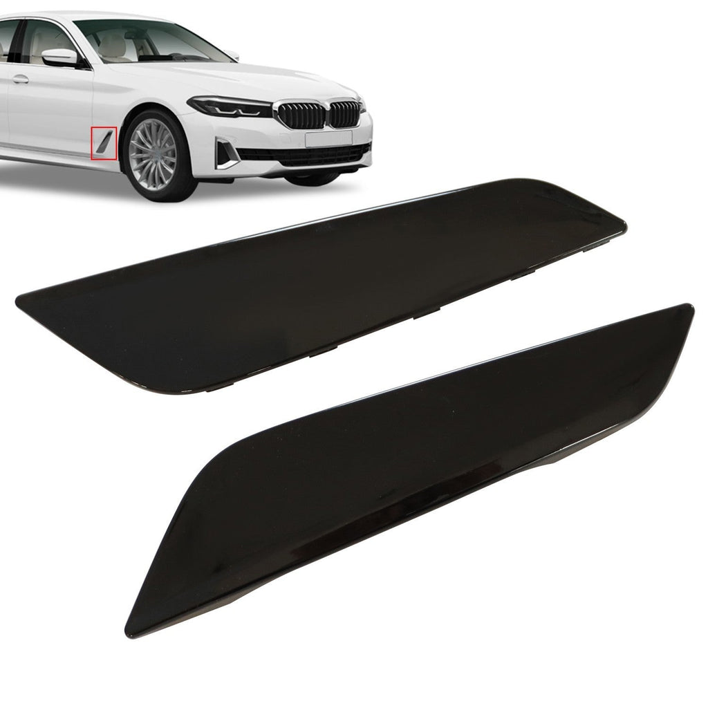 Gloss Black Fender Duct Trim Left & Right for 2017-2023 BMW G30 5 Series