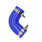 F04-6006 Silicone Rubber 90° Elbow Hose w/ Clamps for Peterbilt Kenworth Paccar