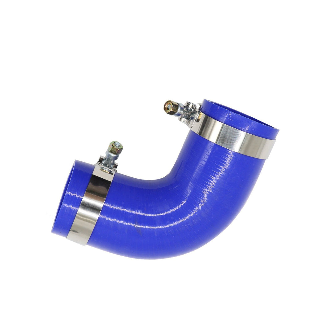 F04-6006 Silicone Rubber 90° Elbow Hose w/ Clamps for Peterbilt Kenworth Paccar