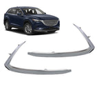 Chrome Bumper Trim Set Front Driver & Passenger Side for 2016-2022 Mazda CX-9