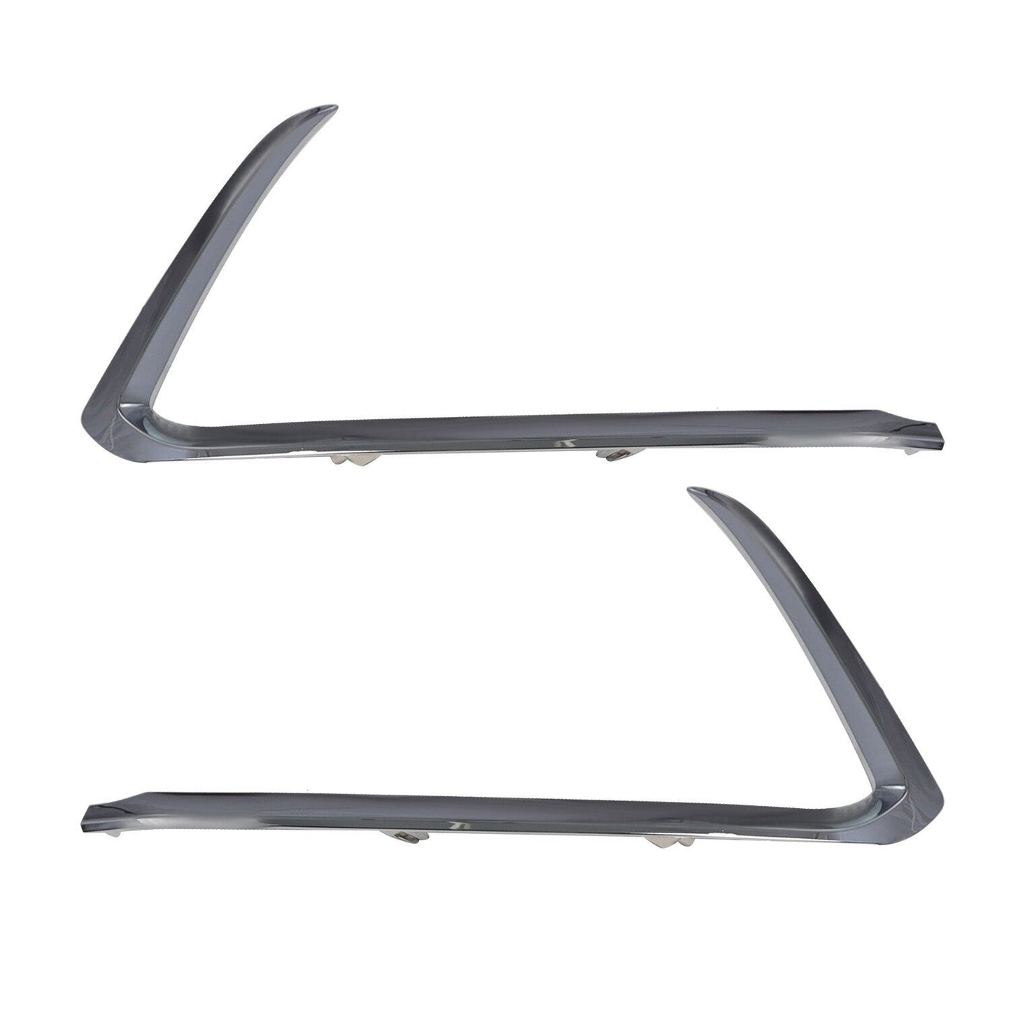 Chrome Bumper Trim Set Front Driver & Passenger Side for 2016-2022 Mazda CX-9