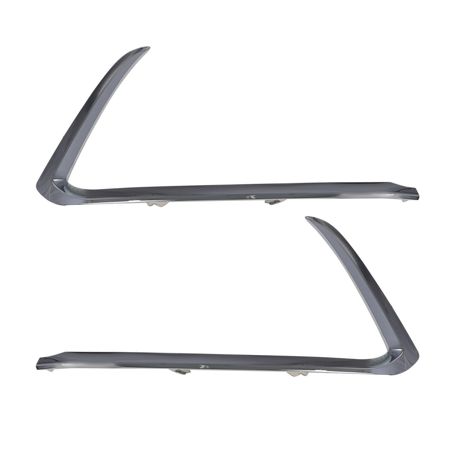 Chrome Bumper Trim Set Front Driver & Passenger Side for 2016-2022 Mazda CX-9