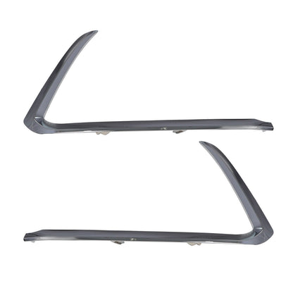 Chrome Bumper Trim Set Front Driver & Passenger Side for 2016-2022 Mazda CX-9