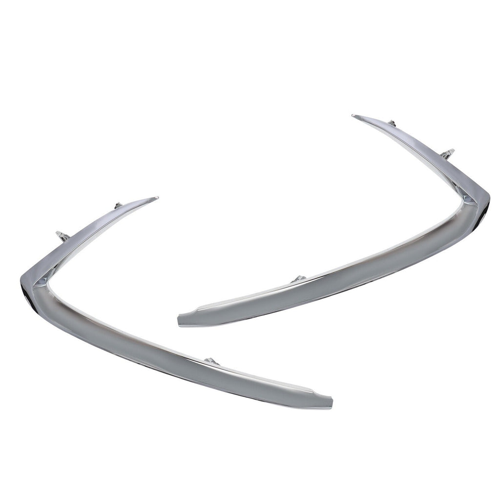 Chrome Bumper Trim Set Front Driver & Passenger Side for 2016-2022 Mazda CX-9