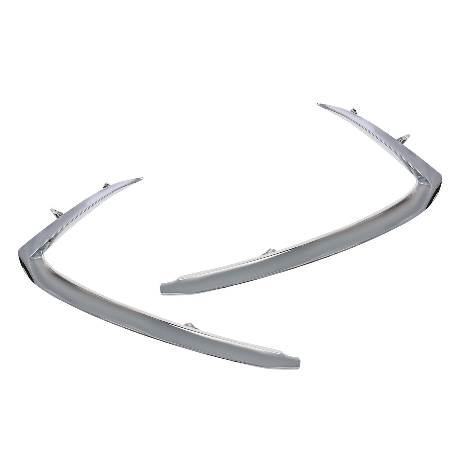 Chrome Bumper Trim Set Front Driver & Passenger Side for 2016-2022 Mazda CX-9