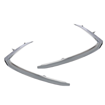 Chrome Bumper Trim Set Front Driver & Passenger Side for 2016-2022 Mazda CX-9