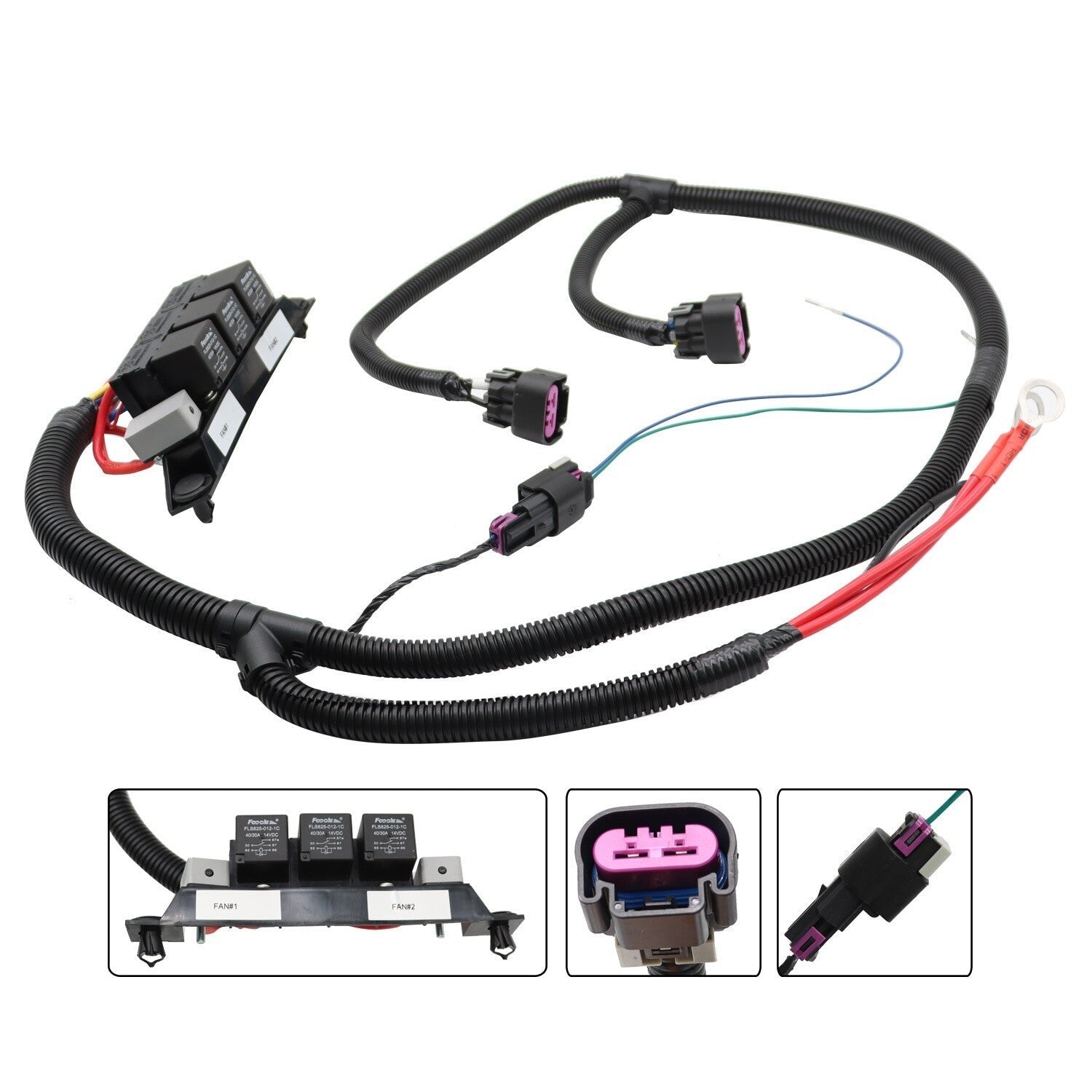 Electric Fan Wire Harness for Silverado Sierra Tahoe Yukon Avalanche Escalade