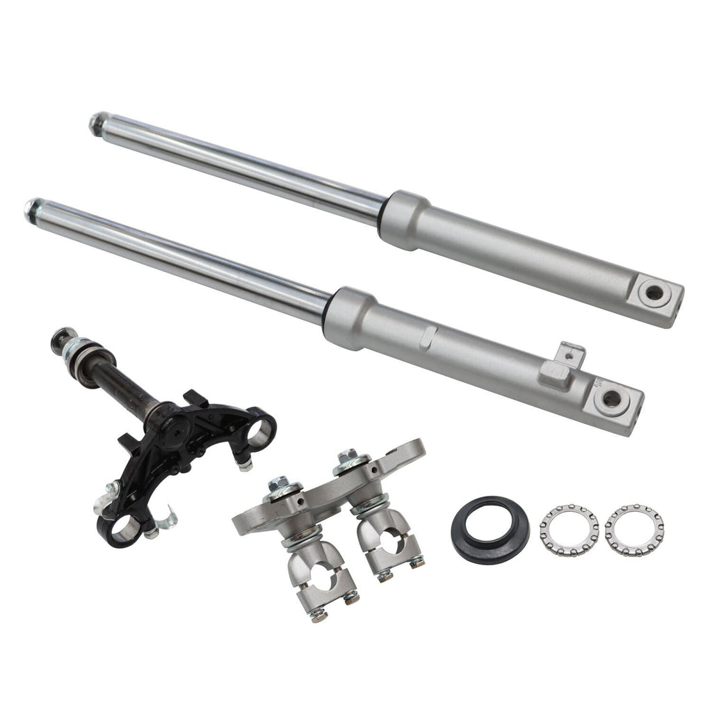 Complete Front Forks Shock Triple Tree Clamp for Honda CRF50 XR50 Dirt Bike