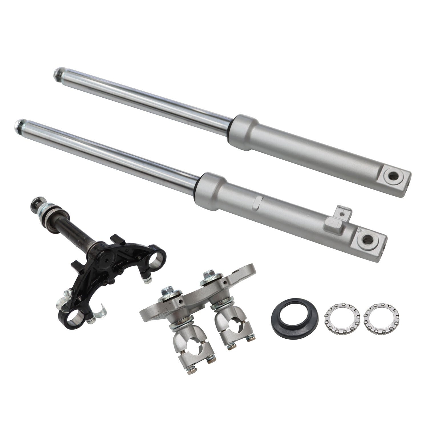 Complete Front Forks Shock Triple Tree Clamp for Honda CRF50 XR50 Dirt Bike