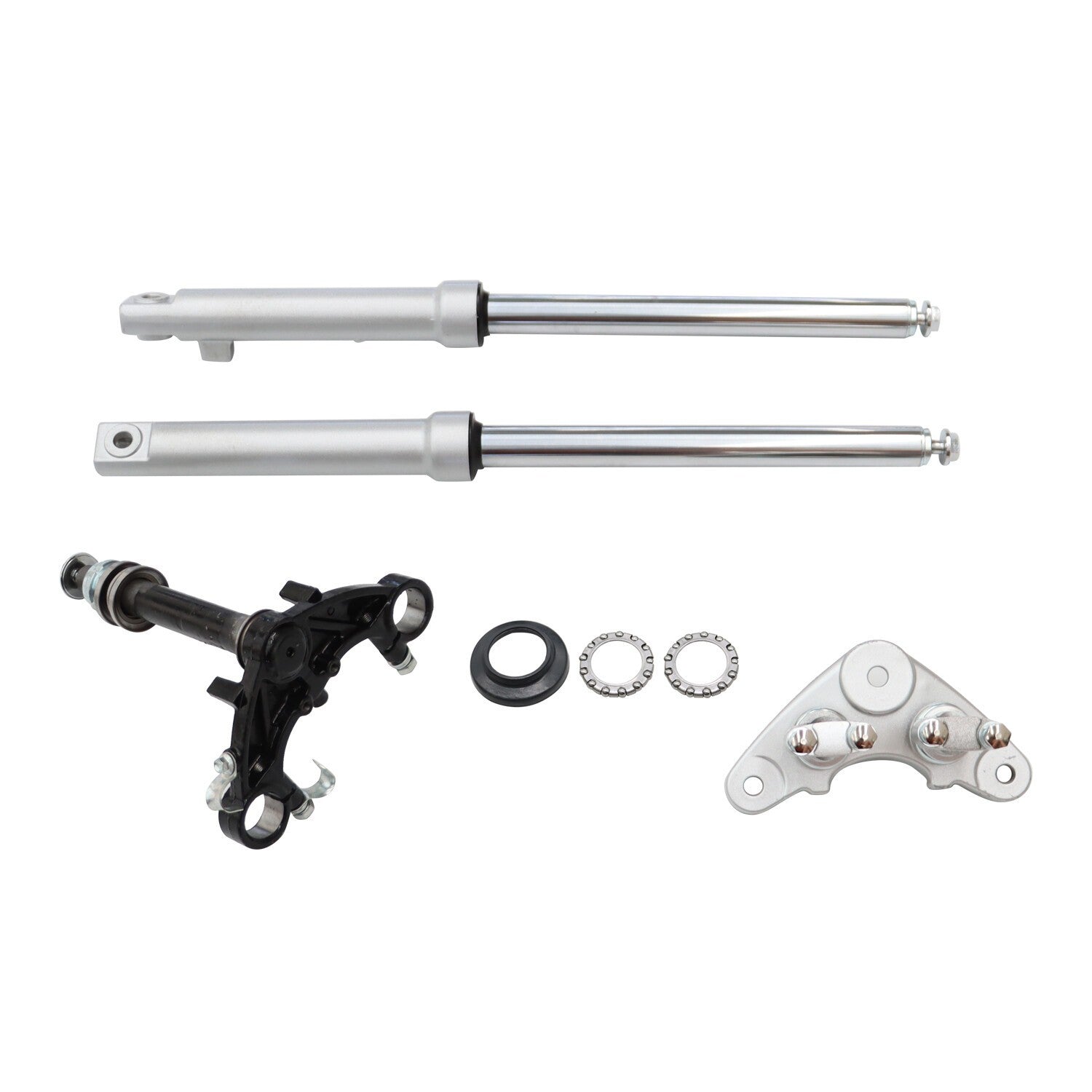 Complete Front Forks Shock Triple Tree Clamp for Honda CRF50 XR50 Dirt Bike