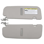 Hyundai Veloster 2012-2015 Sun Visor Pair Gray Driver & Passenger Side