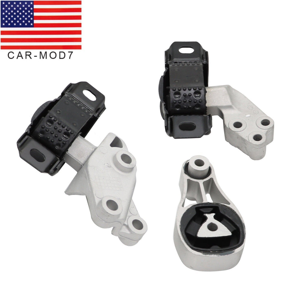 Engine & Transmission Mount Set Front & Rear for 2008-2015 Smart Fortwo 1.0L
