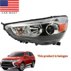 Left Side Driver Headlight Clear Lens for 2011-2019 Mitsubishi Outlander Sport