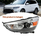 Left Side Driver Headlight Clear Lens for 2011-2019 Mitsubishi Outlander Sport