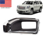 Driver Side Fog Light Chrome Trim Cover for GMC Yukon XL 2015-2020