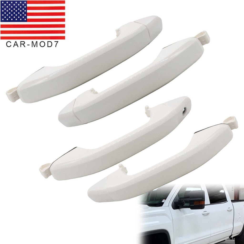 2014-2018 Silverado Sierra Olympic White Door Handles Set of 4 22929464