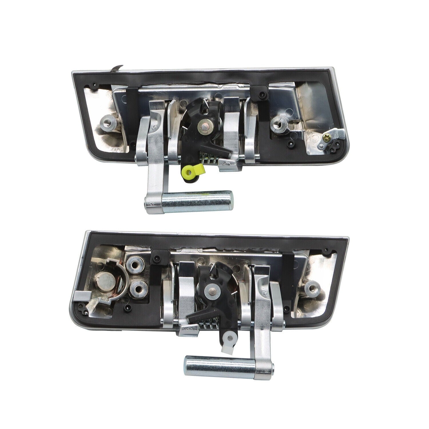 Silver Exterior Door Handle Set Driver & Passenger 2003-2009 Nissan 350Z