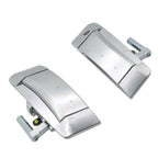 Silver Exterior Door Handle Set Driver & Passenger 2003-2009 Nissan 350Z