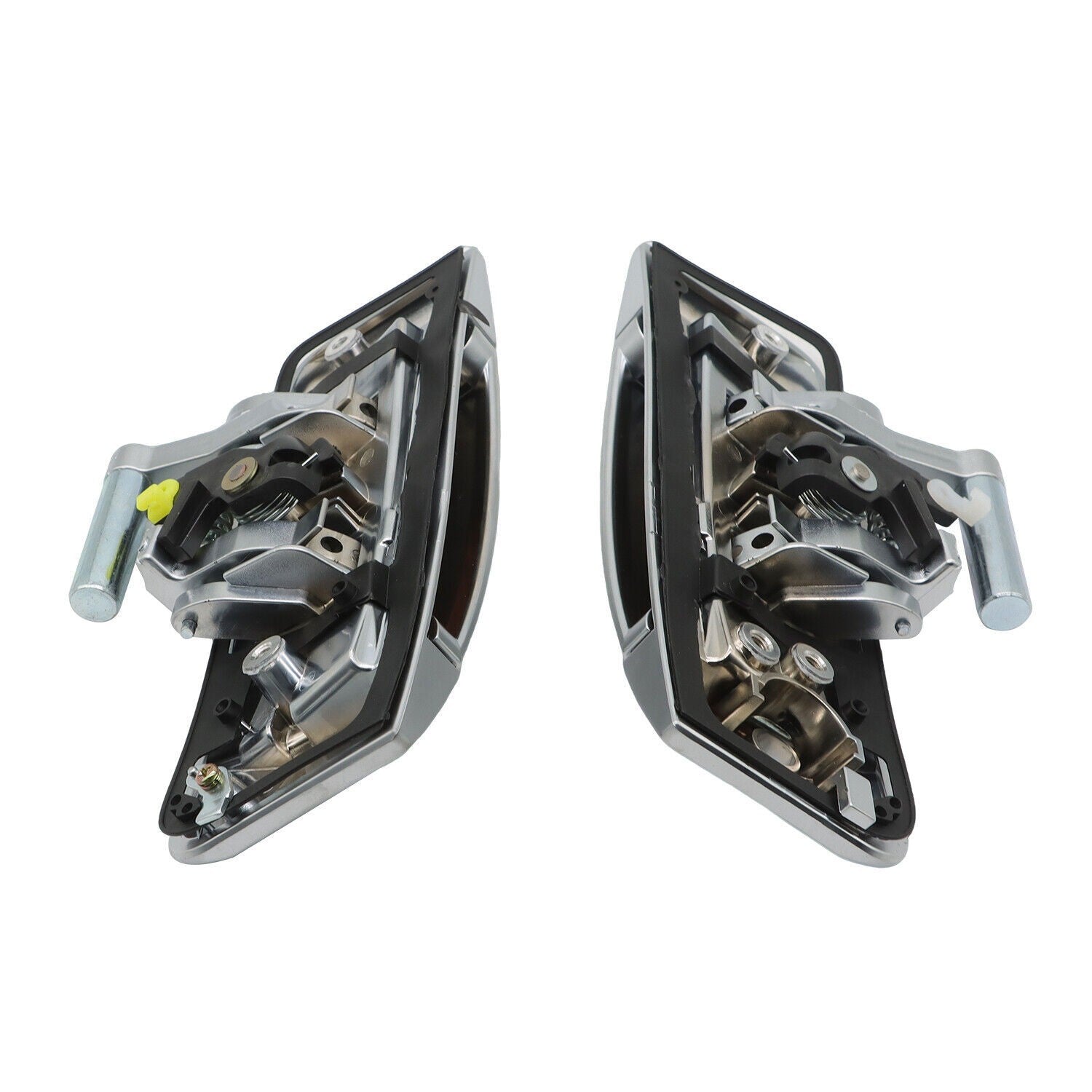 Silver Exterior Door Handle Set Driver & Passenger 2003-2009 Nissan 350Z