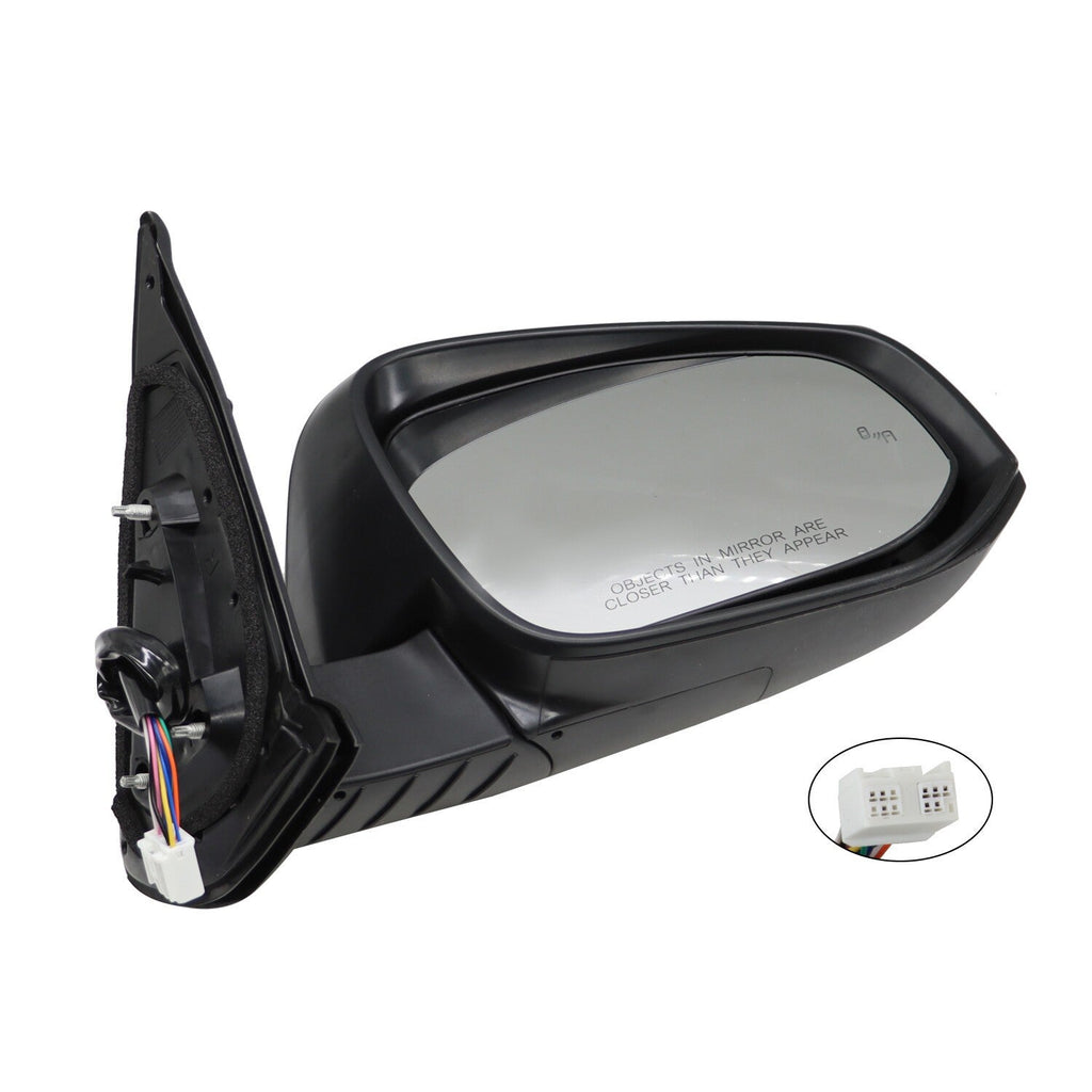 Power Heated Blind Spot Turn Signal Mirror RH Black for Toyota Tacoma New