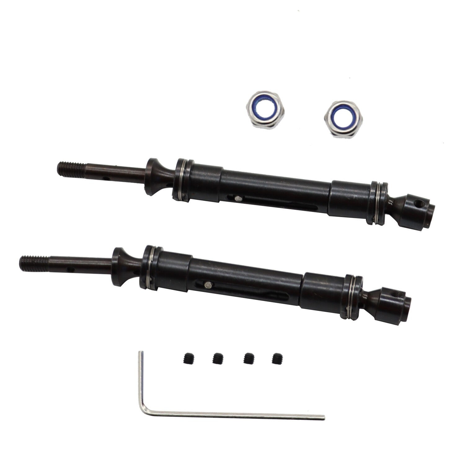 2PCS Rear Drive Shaft for 1/10 Traxxas Slash 4X4 Rustler VXL Stampede 4X4