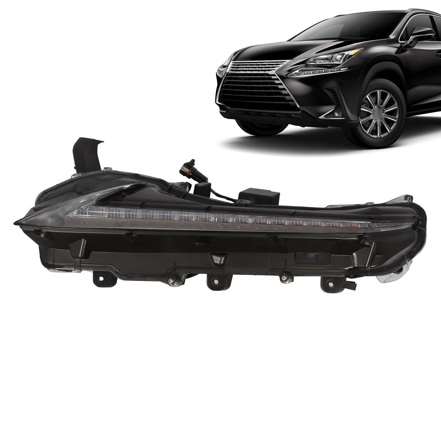 LED Turn Signal & Daytime Running Light Left for 15-21 Lexus NX200t/300/300h