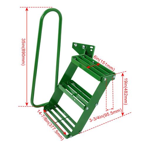 John Deere 4050 4240 4430 4630 4440 4230 Step Stair Kit with LH Handrail