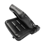 Universal Fold Down Tractor Forklift Seat with Micro Switch and Slide - Black