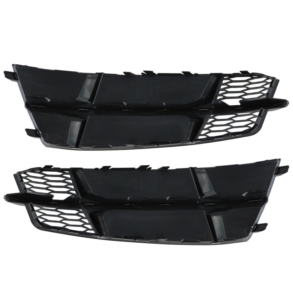 AUDI S6 A6 S-Line 2016-2018 Black Front Fog Light Cover Honeycomb Grille