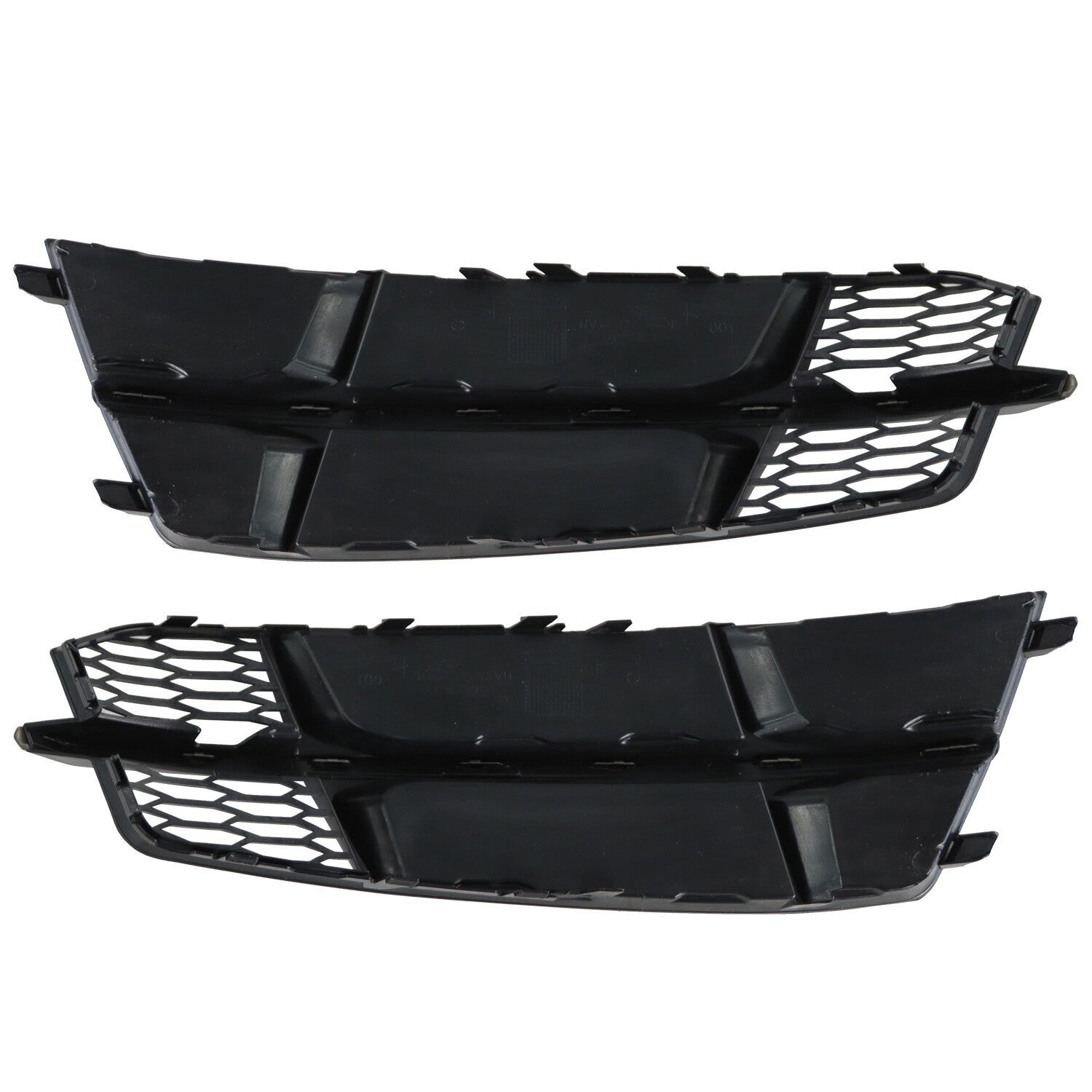AUDI S6 A6 S-Line 2016-2018 Black Front Fog Light Cover Honeycomb Grille