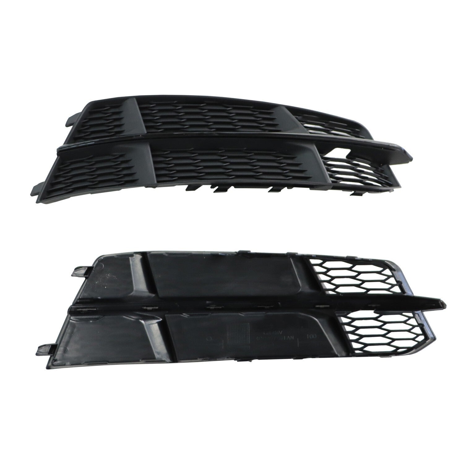 AUDI S6 A6 S-Line 2016-2018 Black Front Fog Light Cover Honeycomb Grille