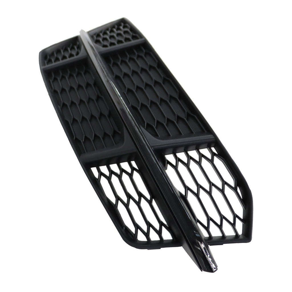 AUDI S6 A6 S-Line 2016-2018 Black Front Fog Light Cover Honeycomb Grille
