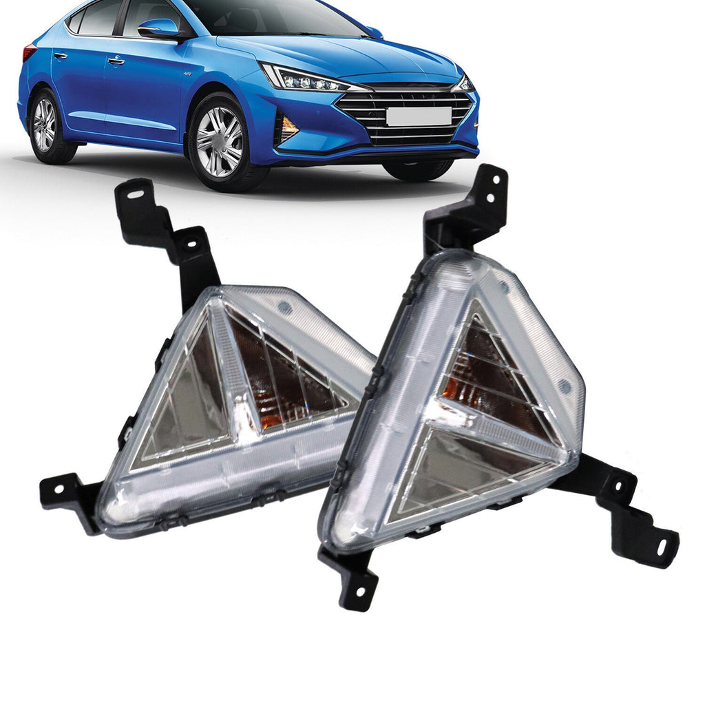 Fog Lamp Driving Light for 2019-2020 Hyundai Elantra Sedan Left & Right Bulbs