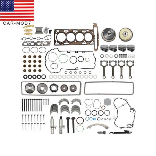 Chevy Buick GMC 2.4L Engine Rebuild Kit Rods Timing Chain VVT Overhaul