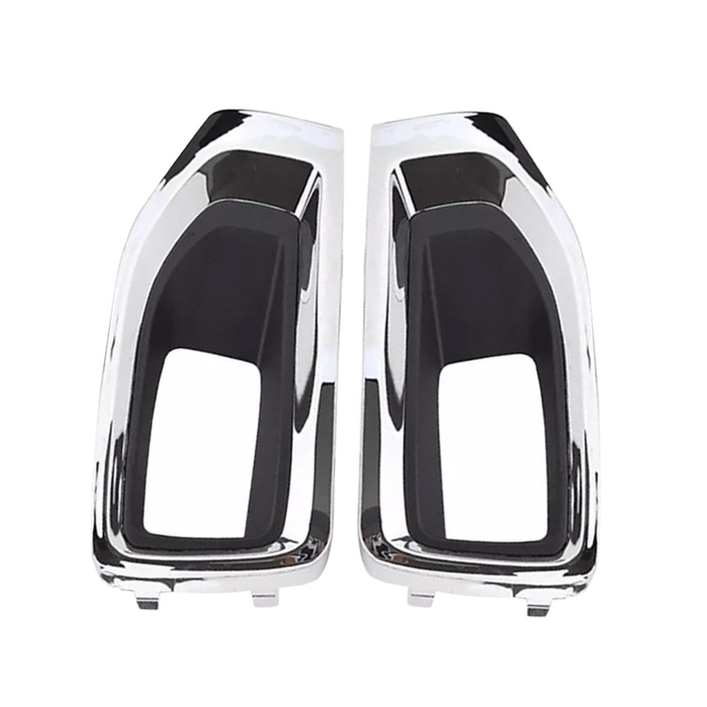 Black Fog Light Covers for 2015-2020 GMC Yukon XL Denali SLE SLT Left & Right