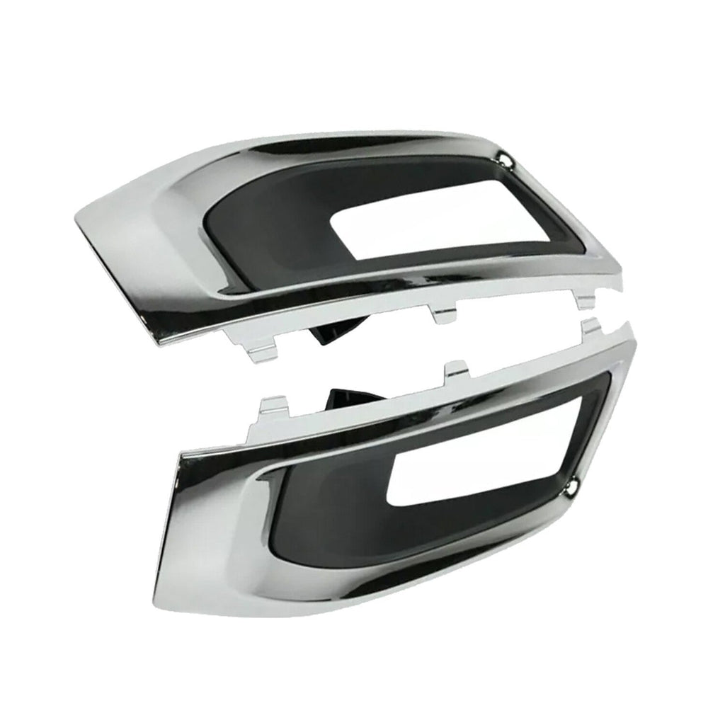 Black Fog Light Covers for 2015-2020 GMC Yukon XL Denali SLE SLT Left & Right